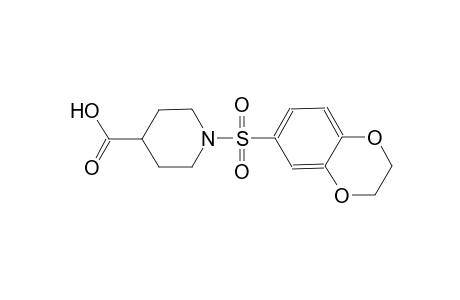 4-piperidinecarboxylic acid, 1-[(2,3-dihydro-1,4-benzodioxin-6-yl)sulfonyl]-