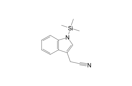 1H-Indole-3-acetonitrile, 1-(trimethylsilyl)-