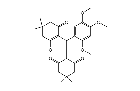 5,5-DIMETHYL-2-[alpha-(4,4-DIMETHYL-2-HYDROXY-6-OXO-1-CYCLOHEXEN-1-YL)-2,4,5-TRIMETHOXYBENZYL]-1,3-CYCLOHEXANEDIONE