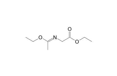 Ethyl ([(Z)-1-ethoxyethylidene]amino)acetate