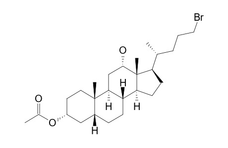 3.alpha.-Acetoxy-24-bromo-12.alpha.-hydroxy-5.beta.-cholane