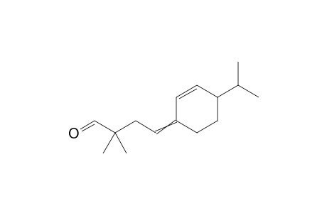 Butanal, 2,2-dimethyl-4-[4-(1-methylethyl)-2-cyclohexen-1-ylidene]-