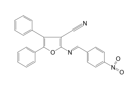 4,5-diphenyl-2-[(p-nitrobenzylidene)amino]-3-furonitrile