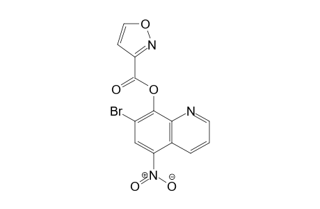 3-Isoxazolecarboxylic acid, 7-bromo-5-nitro-8-quinolinyl ester