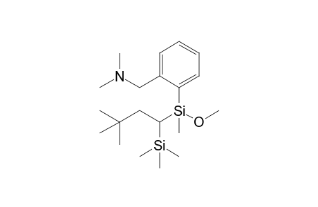 2-Methoxy-2-(o-N,N-dimethylaminomethyl)phenyl-3-trimethylsilyl-5,5-dimethyl-2-silahexane