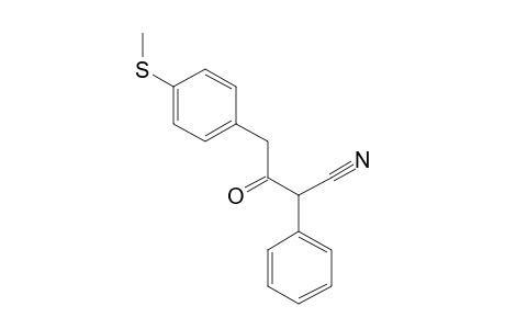 4-[p-(methylthio)phenyl]-2-phenylacetoacetonitrile