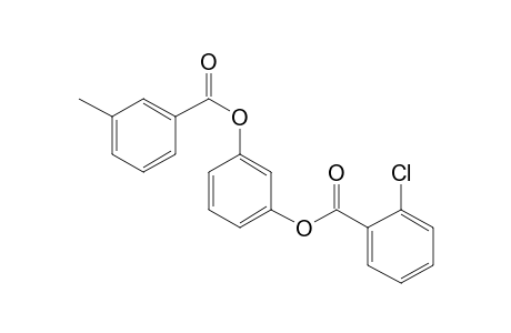 1,3-Benzenediol, o-(2-chlorobenzoyl)-o'-(3-methylbenzoyl)-