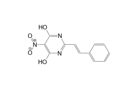 5-nitro-2-[(E)-2-phenylethenyl]-4,6-pyrimidinediol