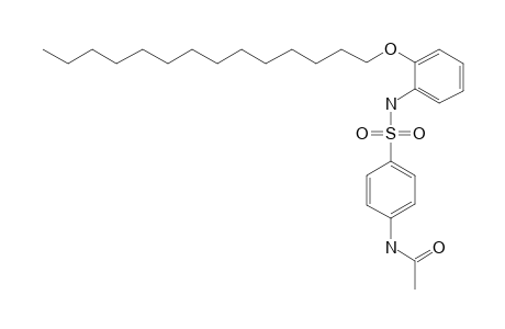 Acetamide, N-[4-[[[2-(tetradecyloxy)phenyl]amino]sulfonyl]phenyl]-