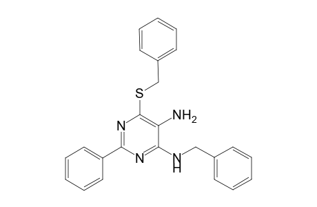 4(N)-Benzyl-6-(benzylthio)-2-phenylpyrimidine-4,5-diamine