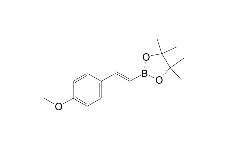 (E)-2-(4-methoxystyryl)-4,4,5,5-tetramethyl-1,3,2-dioxaborolane