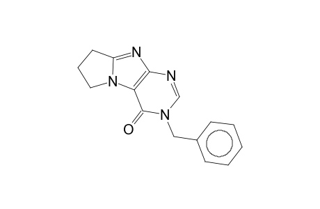 3-benzyl-4-oxo-3,4,6,7,8-pentahydro-5H-pyrrolo[2,1-f]purine