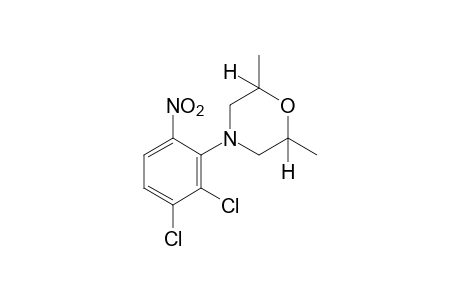 4-(2,3-dichloro-6-nitrophenyl)-2,6-dimethylmorpholine