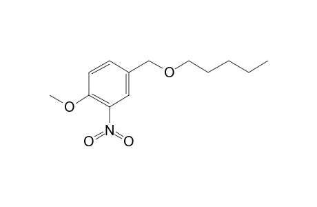 4-Methoxy-3-nitrobenzyl alcohol, N-pentyl ether