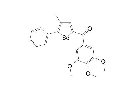 (4-Iodo-5-phenylselenophen-2-yl)(3,4,5-trimethoxyphenyl)methanone