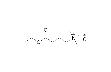 (3-carboxypropyl)trimethylammonium chloride ethyl ester