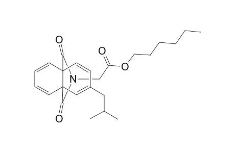 4a,8a-(Methaniminomethano)naphthalene-10-acetic acid, .alpha.-(2-methylpropyl)-9,11-dioxo-, hexyl ester, (S)-