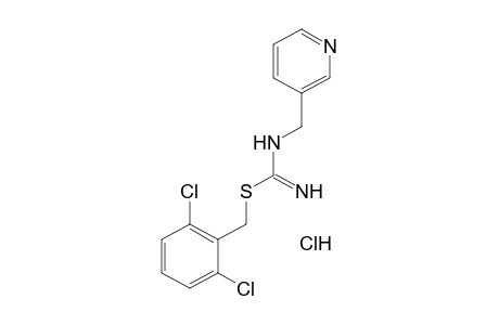 2-(2,6-dichlorobenzyl)-3-[(3-pyridyl)methyl]-2-thiopseudourea, monohydrochloride