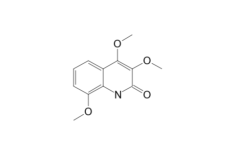 3,4,8-TRIMETHOXY-2-QUINOLONE