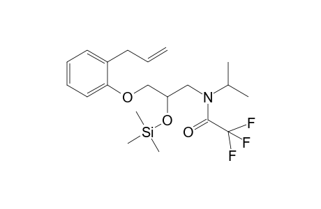 N-(trifluoroacetyl)-O-(trimethylsilyl)alprenolol