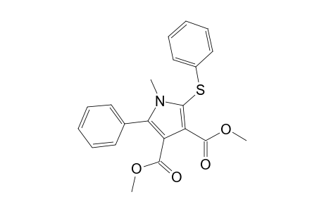 Dimethyl 1-methyl-5-phenyl-2-(phenylthio)-1H-pyrrole-3,4-dicarboxylate