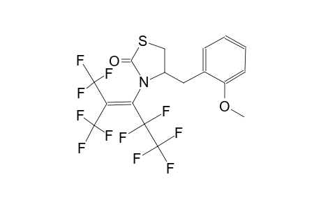 2-thiazolidinone, 4-[(2-methoxyphenyl)methyl]-3-[3,3,3-trifluoro-1-(1,1,2,2,2-pentafluoroethyl)-2-(trifluoromethyl)-1-propenyl]-