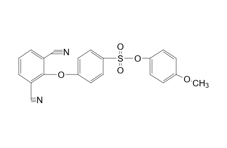 p-(2,6-dicyanophenoxy)benzenesulfonic acid, p-methoxyphenyl ester