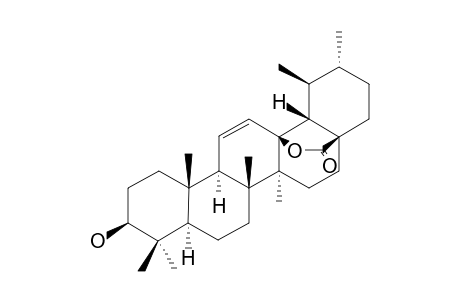 URSOLIC-ACID-LACTONE;3-HYDROXY-13,28-EPOXY-URS-11-EN-28-ONE