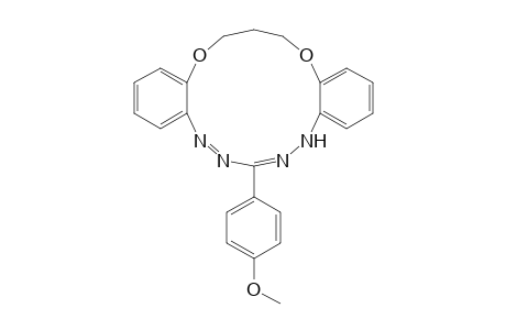 16,17-Dihydro-5H,15H-7-p-methoxyphenyldibenzo[b,i][1,11,4,5,7,8]dioxatetraazacyclotetradecine