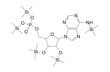 5'-Adenylic acid, N-(trimethylsilyl)-2',3'-bis-O-(trimethylsilyl)-, bis(trimethylsilyl) ester