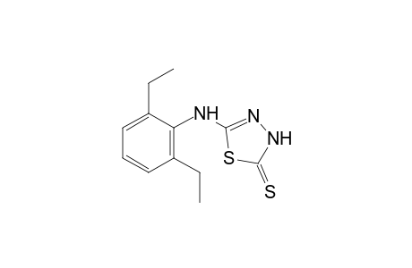 2-(2,6-diethylanilino)-delta square-1,3,4-thiadiazoline-5-thione