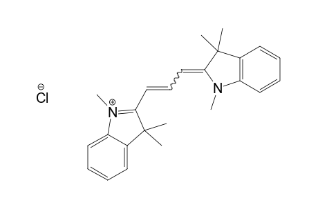 3H-Indolium, 2-[3-(1,3-dihydro-1,3,3-trimethyl-2H-indol-2-ylidene)-1-propenyl]-1,3,3-trimethyl-, chloride