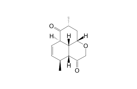 [3AS-3A-ALPHA,4-BETA,6A-BETA,8-ALPHA,9A-ALPHA,9B-ALPHA]-4,6A,8,9,9A,9B-HEXA-HYDRO-4,8-DIMETHYL-NAPHTHO-[1,8-BC]-PYRAN-3,7-(2H,3AH)-DIONE