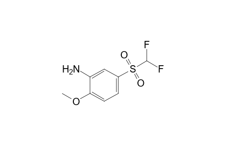 5-[(difluoromethyl)sulfonyl]-o-anisidine