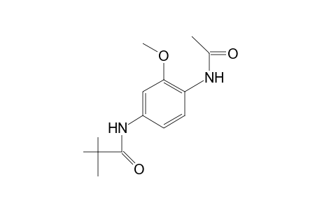 Propanamide, N-[4-(acetylamino)-3-methoxyphenyl]-2,2-dimethyl-