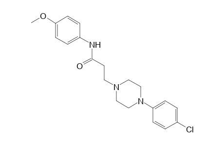 1-piperazinepropanamide, 4-(4-chlorophenyl)-N-(4-methoxyphenyl)-