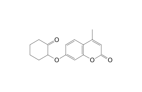 4-methyl-7-[(2-oxocyclohexyl)oxy]coumarin