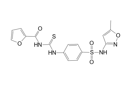 Benzenesulfonamide, 4-[[[(2-furanylcarbonyl)amino]carbonothioyl]amino]-N-(5-methyl-3-isoxazolyl)-