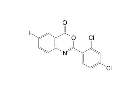 2-(2,4-dichlorophenyl)-6-iodo-4H-3,1-benzoxazin-4-one
