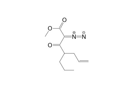 Methyl 2-diazo-3-oxo-4-propylhept-6-enoate