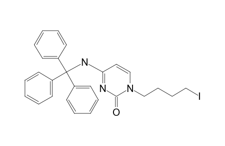 2(1H)-Pyrimidinone, 1-(4-iodobutyl)-4-[(triphenylmethyl)amino]-