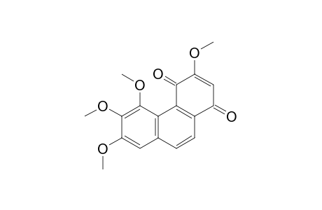 3,5,6,7-TETRAMETHOXY-1,4-PHENANTHRENQUINONE