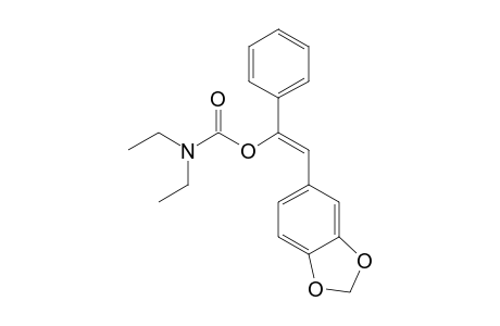 (Z)-1-N,N-Diethylcarbamoyloxy-2-(3",4"-methylenedioxyphenyl)-1-phenylethene