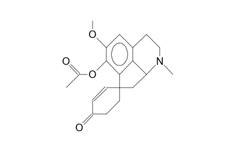 O-Acetyl-N-methyl-crotsparinine