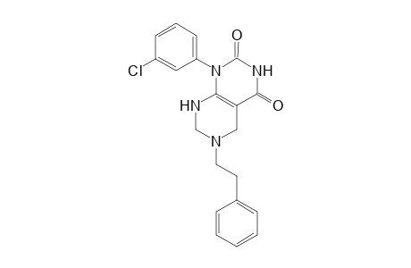 1-(3-Chlorophenyl)-6-(2-phenylethyl)-1H,2H,3H,4H,5H,6H,7H,8H-[1,3]diazino[4,5-d]pyrimidine-2,4-dione