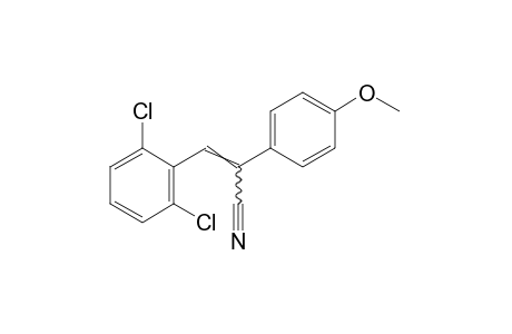 3-(2,6-dichlorophenyl)-2-(p-methoxyphenyl)acrylonitrile