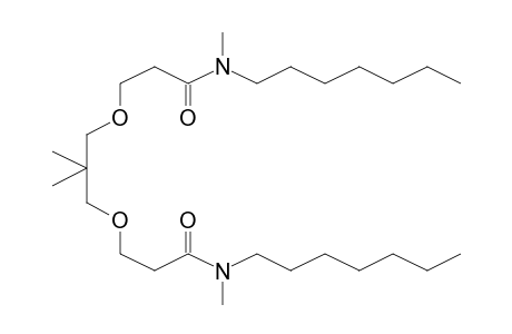 N-heptyl-3-[3-[3-[heptyl(methyl)amino]-3-keto-propoxy]-2,2-dimethyl-propoxy]-N-methyl-propionamide