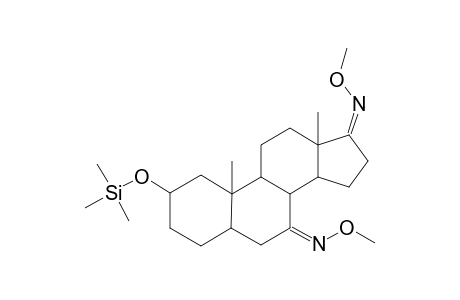 5.ALPHA.-ANDROSTAN-2.ALPHA.-OL-7,17-DIONE(7,17-DI-O-METHYLOXIME-2.ALPHA.-TRIMETHYLSILYL ETHER)