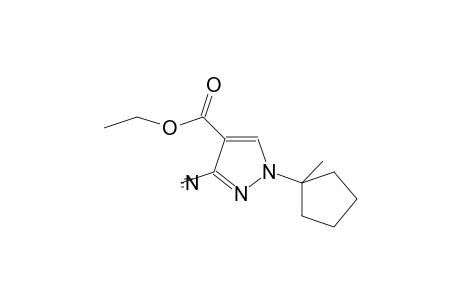3-cyano-1-(1-methylcyclopentyl)pyrazole-4-carboxylic acid ethyl ester