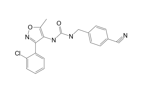 1-[3-(o-chlorophenyl)-5-methyl-4-isoxazolyl]-3-(p-cyanobenzyl)urea